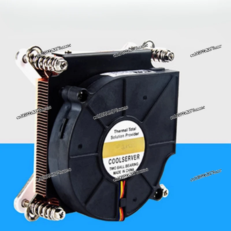 1U Ultra-thin, All-copper 1155 115X 1200 2011 Server Soft Routing CPU Heatsink Fan