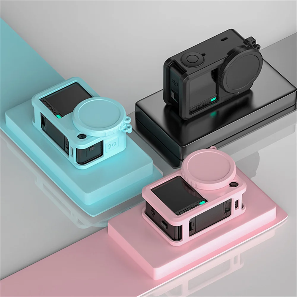

Silicone Case Lens Protector Sports Camera Dust-proof and Shockproof Case Accessories for DJI OSMO ACTION 6
