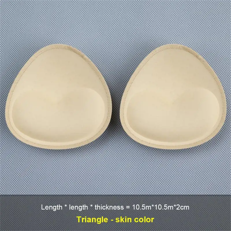 Removable 3 Shapes Breathable Scattering Of Edges Comfortable To Wear Washable Removable Bra Pads For Sports Bra Cotton Comfort