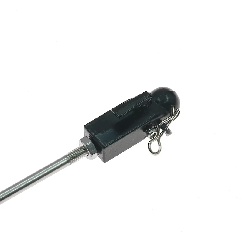 Varilla de tracción para remolque de acampada RC de acero, conexión y gancho de remolque, receptor de enganche de caída para 1/10 TRX4 TRX6 SCX10 II III Redcat Losi
