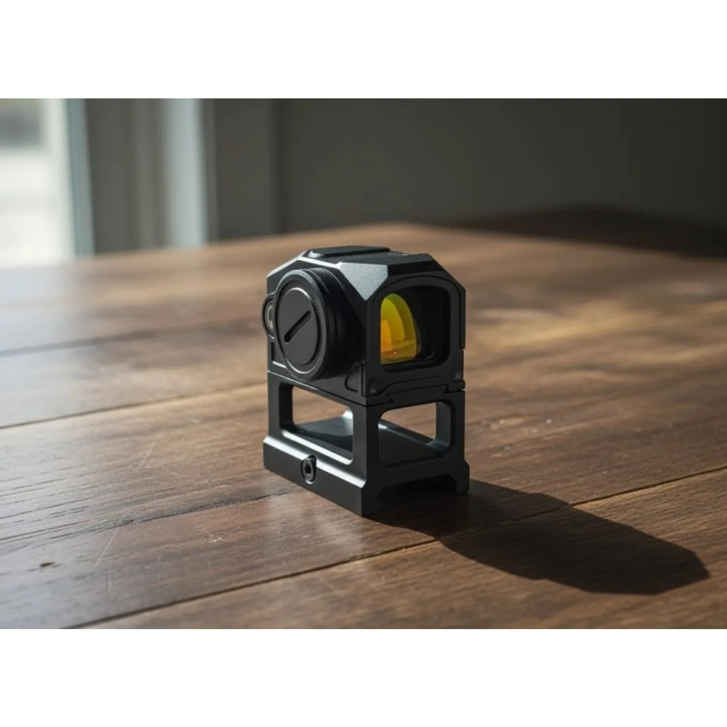 

Gideon Mediator 1x16mm Closed Emitter Compact Reflex Red Dot Sight-10 Brightness Settings 3MOA Dot Shake-Awake, Picatinny Mount