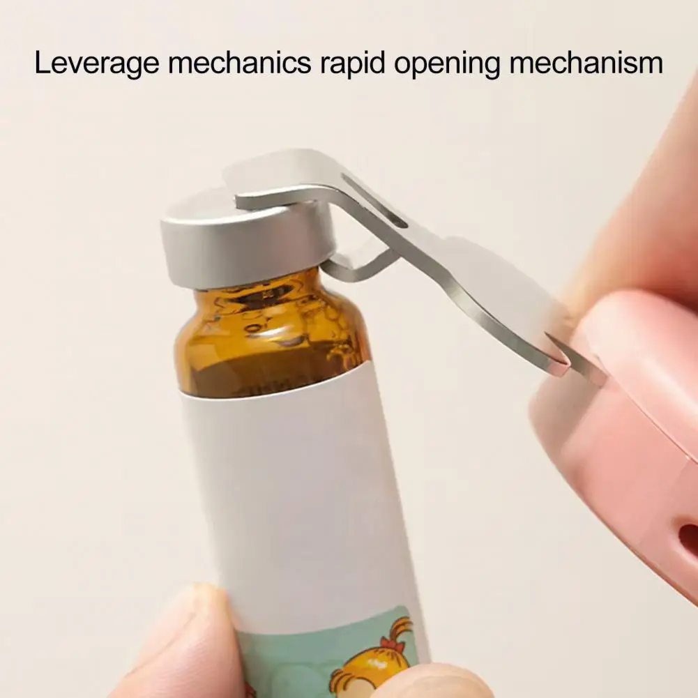 Quick Open Bottle Cap Tool Flower Bottle Opener Magnetic Bag Clip Medicine Vial Sealer Snack Bag Clip Portable Keychain for Home