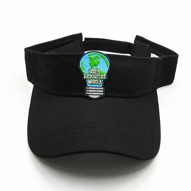 Spring Summer Cotton Light Bulb Embroidery Visors Baseball Cap Adjustable Snapback Cap for Men and Women 353