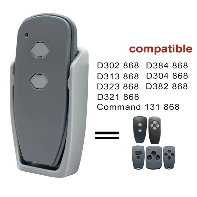

A73E-For MARANTEC D382 D384 D302 D304 D321 D323 5 Pieces For Marantec Digital 382 868Mhz Garage Door Remote Control Command 131