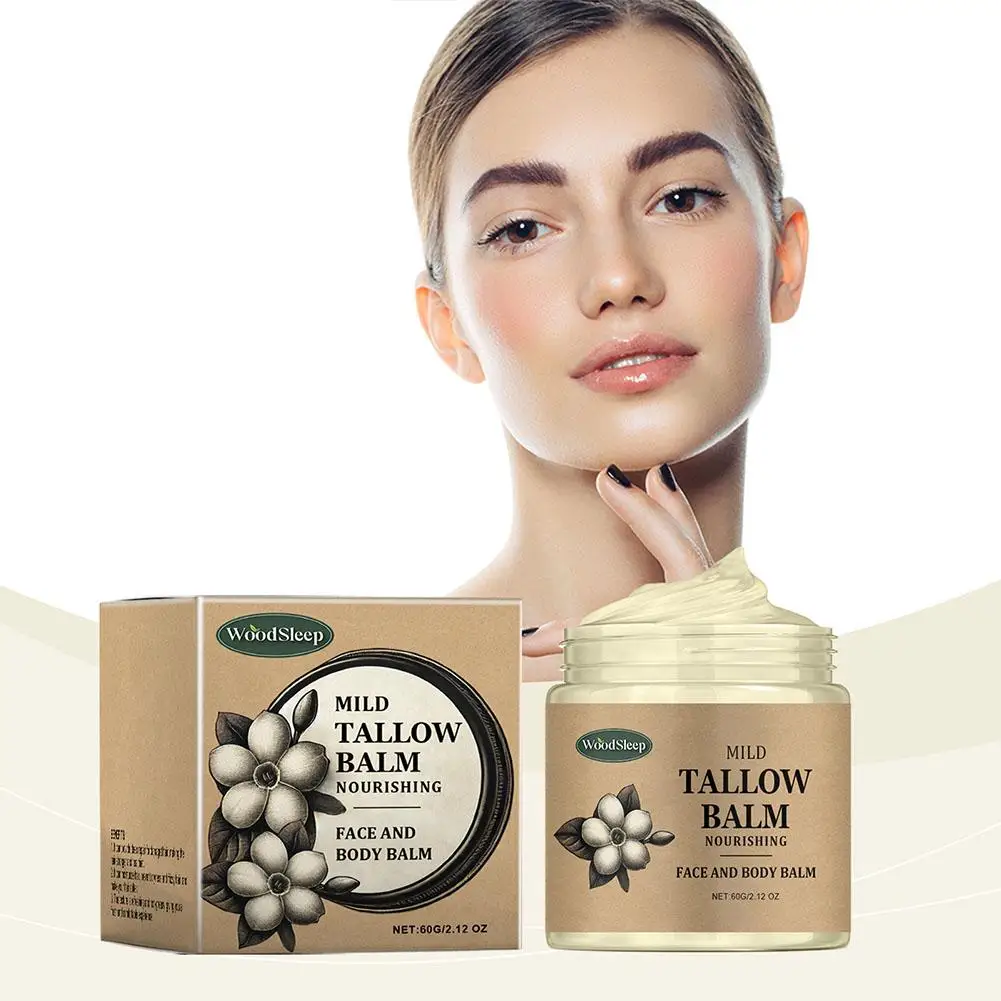 Tallow Honey Balm Nawilżający Odżywczy Poprawiający Suchość Skóra Twarzy Gładkie Produkty Do Ciała Kojąca Pielęgnacja Szorstkie Piękno O2T1