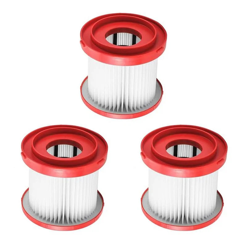 

3Pack 49-90-1900 Hepa Filters for Milwaukee M18 Wet Dry Vacs (0880-20, 0970-20) and M12 Wet Dry Vacs