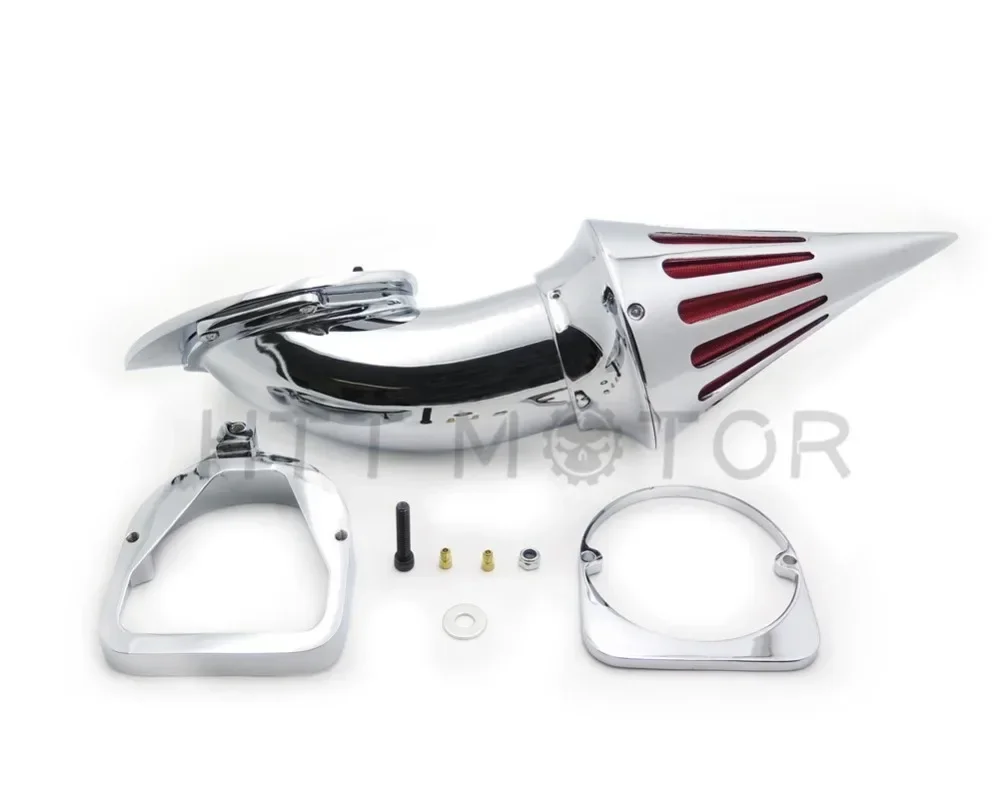 Motorcycle Parts Spike Air Cleaner Kits Intake Filter for Honda Shadow Spirit/ACE 750 1998-2019 CHROMED