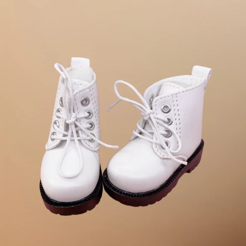 Tilda 7cm 1/4 PU Leather Doll Toy Shoes,Lovely Mini Cute Shoes Boots for Fashion Dolls Accessory 1:4 Girls Doll Toy Accessorry
