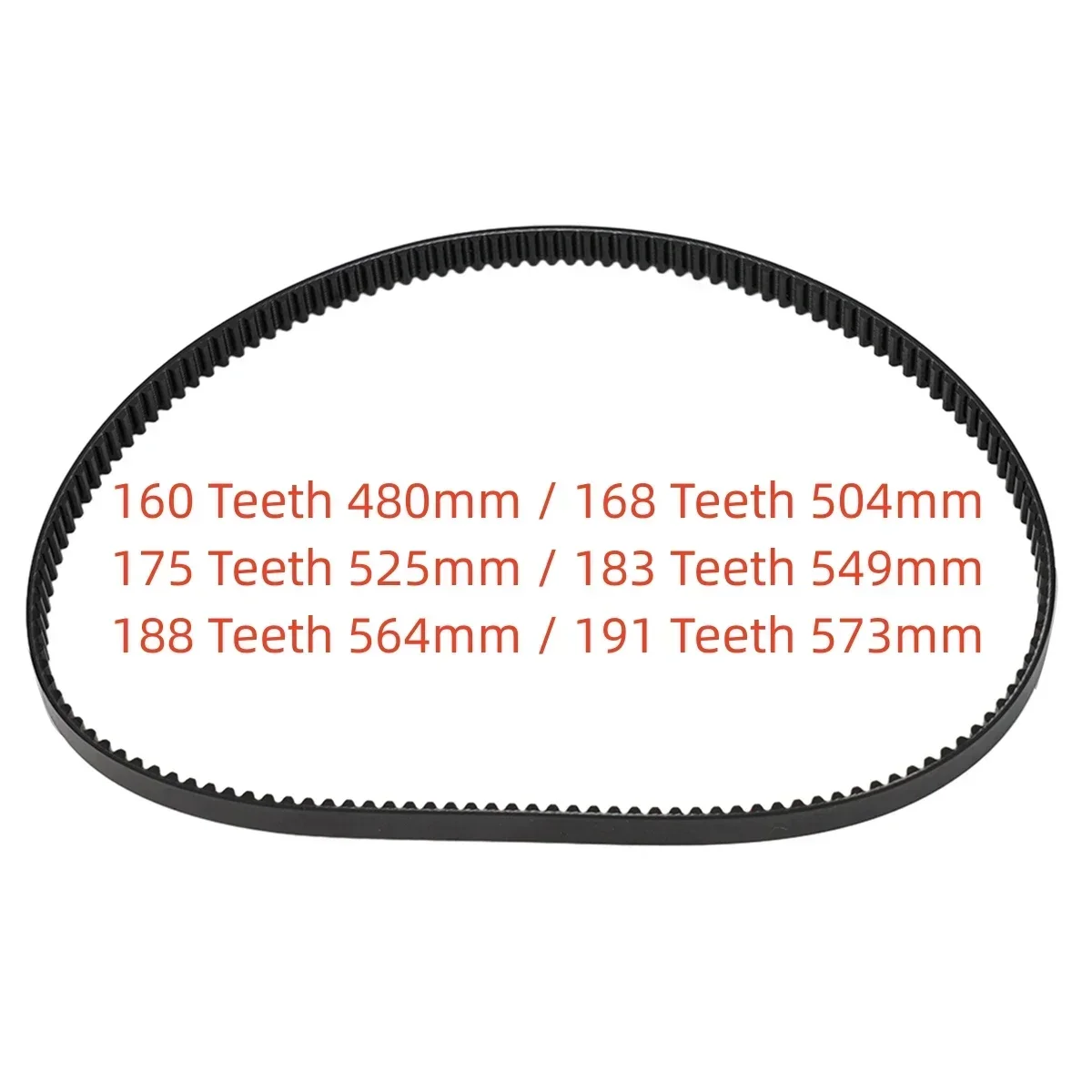 160-191 Bread Maker Belt Teeth 480-573MM Multiple Sizes Bread Maker Belt Kitchen Replace Repair For Different Bread Machines