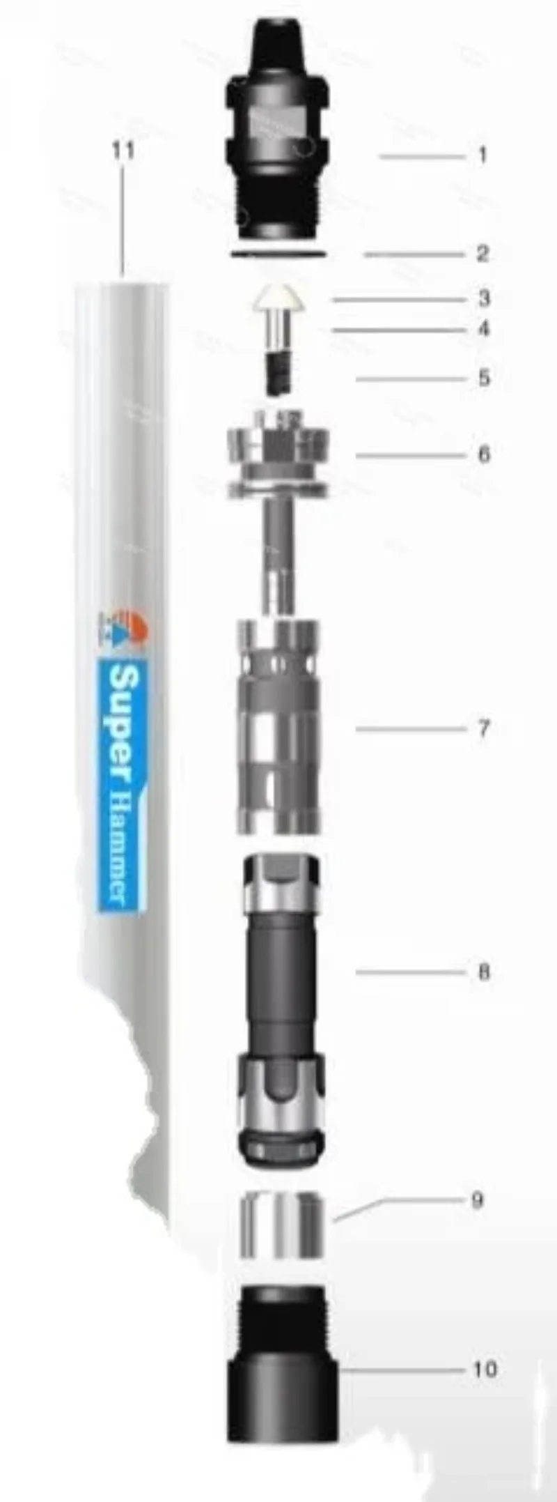 

KAIQIU China Factory Rock Drill 4" Low air Pressure Hammer 98mm KQ-110B CIR110