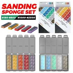 DSPIae Sanding Sponge Set For Gundam GK Military Model Combo Arc Grinding Polishing Sandpaper Making Tool Sanding Paper 30Pc