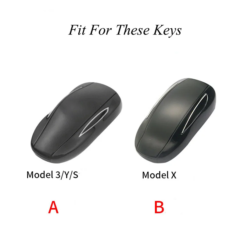 Zinc Alloy Car Smart Key Cover Case Fob for Tesla Model X Model S Model 3 Model Y Key Shell Bag Holder Protector Accessories