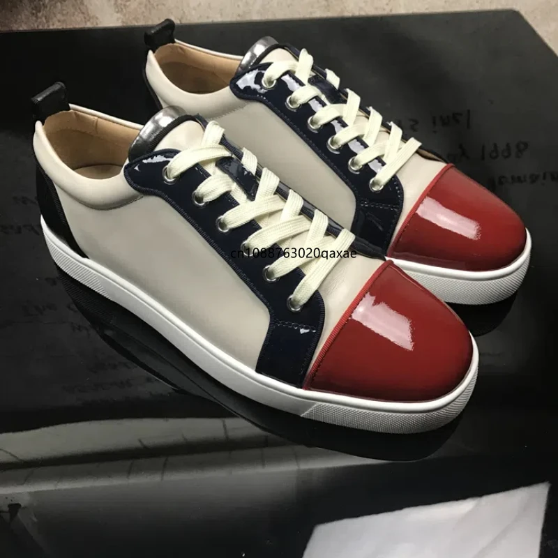 

European and American trendy men's shoes, low top shoes, women's shoes, cowhide sports shoes, casual shoes, red soled shoes, cou