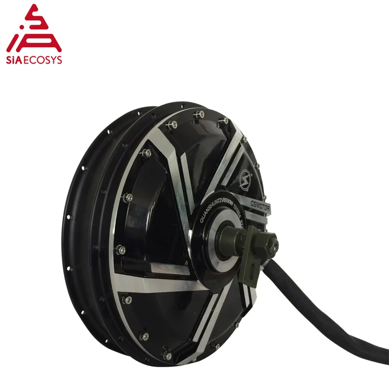 QSMOTOR 273 8000W V3 Brushless In Wheel Hub Motor High Speed 120KPH For Electric cycle From SIAECOSYS