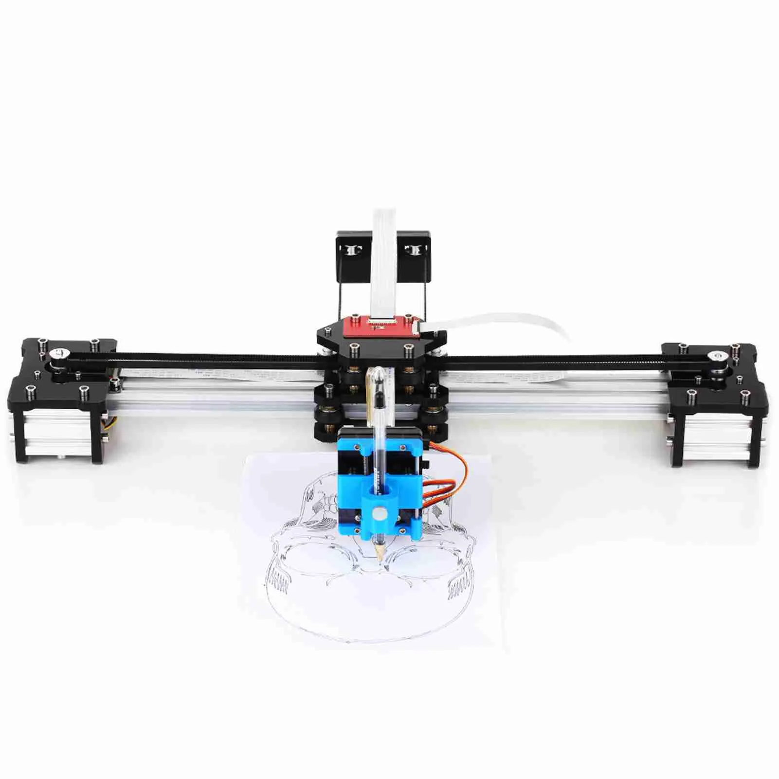 

Drawing Robot Support Chinese English Bilingual Operation Interface Acrylic Body Portable Desktop Assembled DIY Plotter Pen