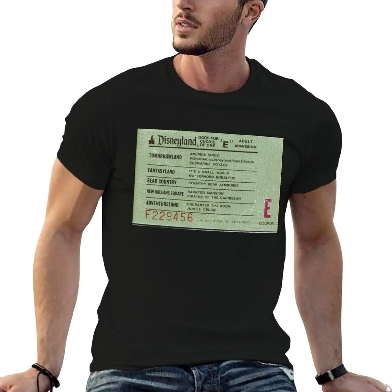 

Vintage E Ticket T-Shirt t shirt man casual t shirts for man cotton T-Shirt