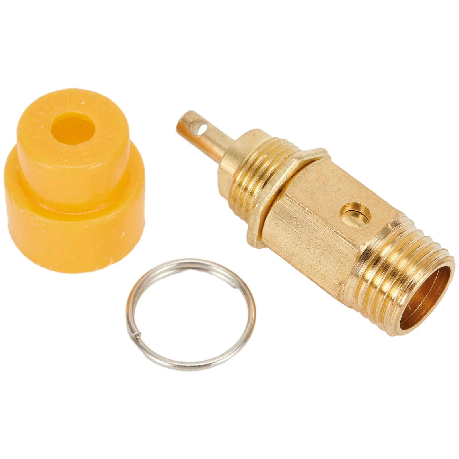 Safety Relief Valve Efficient Pressure Release Regulation with 1/4\'\' 3/8\'\' 1/2 Brass Air Compressor Safety Relief Valve