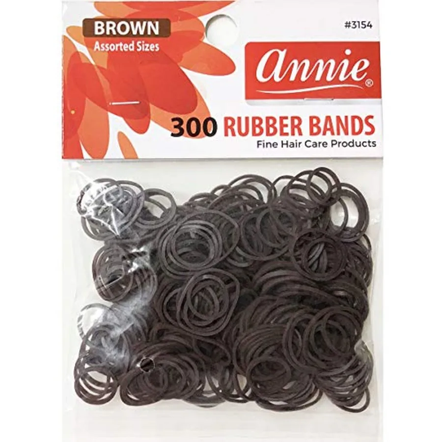 

Резинки Annie 300 разных размеров, коричневые 3154