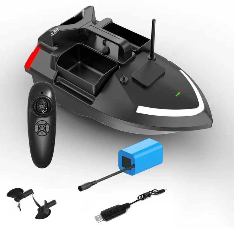 V020 GPS Fishing 500M Remote Control Bait Boat Dual Motor Fish Finder 2KG Loading Support Automatic Cruise/Return
