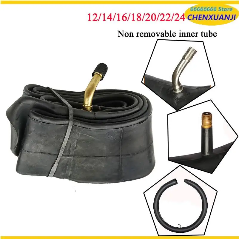 CST Electric Bike Scooter C-type inner tube 14 16 18 20 22 24 inch quick install 18 16 14X2.125/2.50 Curved Straight Mouth