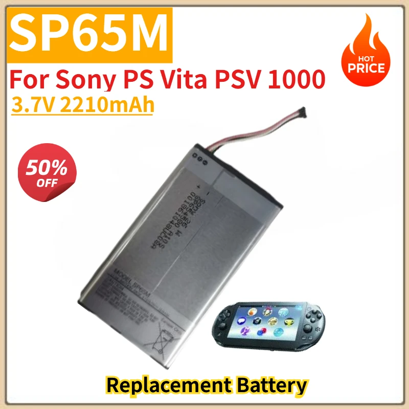 

High Quality SP65M Battery 3.7V 2210mAh for Sony PS Vita PSV 1000 Console Brand New Replacement Battery