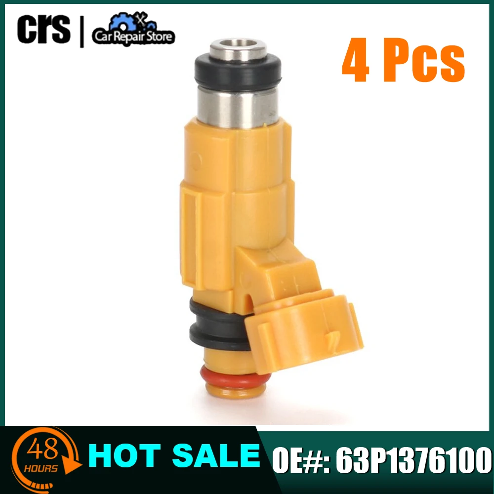 

4 x Fuel Injectors CDH275 MD319792 63P1376100 7320020 For Mitsubishi Outboard Yamaha 2004 F150TLRC F150TJR F150TLR LF150TXR 2006