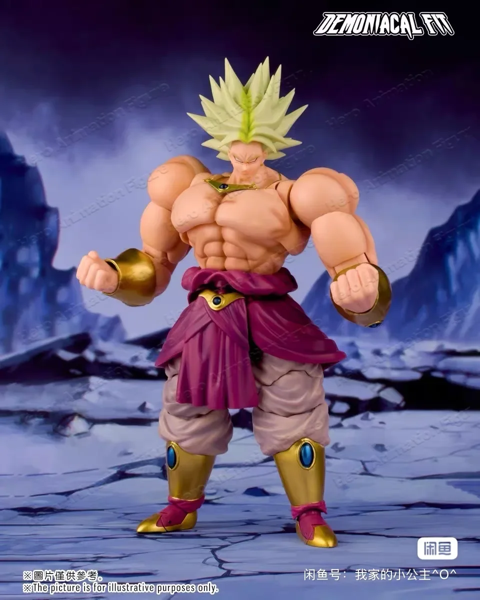 In Stock Dragon Ball  DF SHF Legendary Berserker Shatter The Universe Broly Action Figure Toy Model Gift view 4