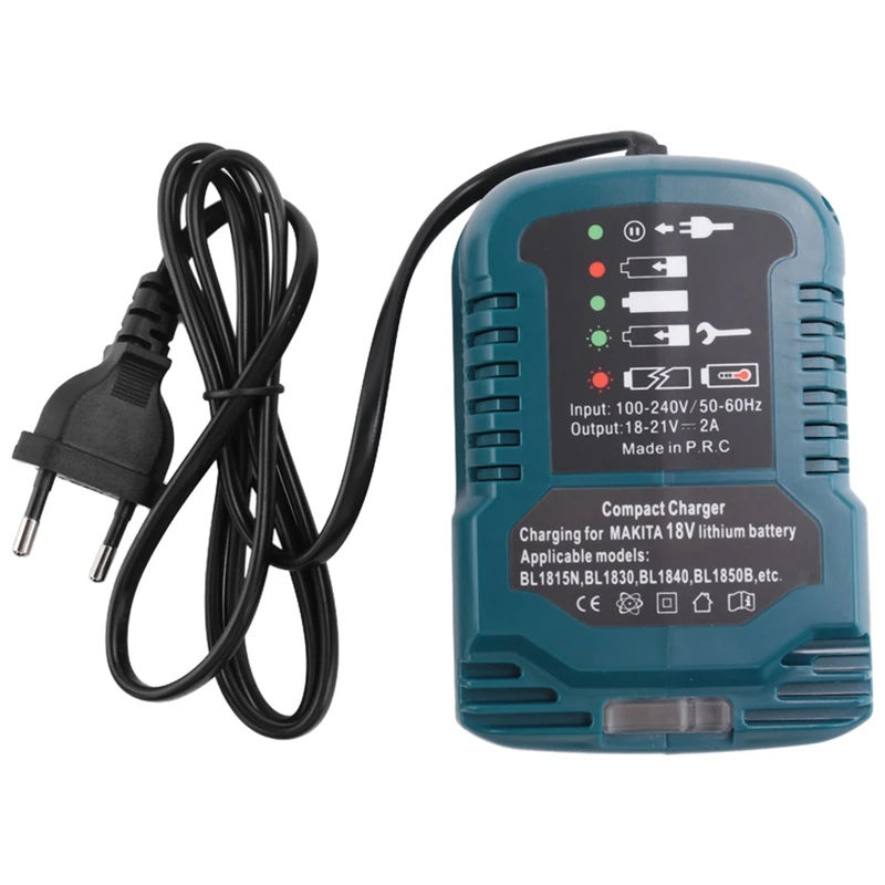 

Replace For 18V Mini Charger DC18RC Replace Charger For Lithium Batteries BL1860 BL1450 BL1830 EU Plug-Y41A