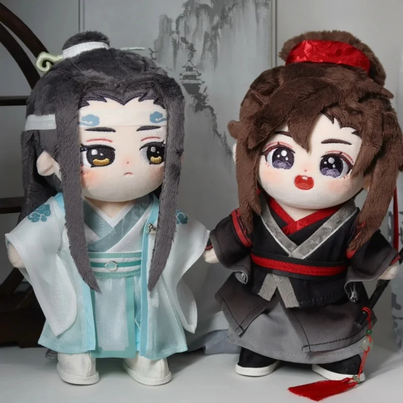 

Genuine Mo Dao Zu Shi Anime Wei Wu Xian Lan Wangji Plush Doll Cosplay Model Yi Ling Lao Zu Cotton Doll Kawaii Cartoon Plushie
