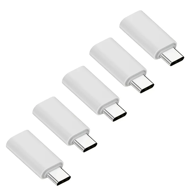 5Pieces，ApplicableLightningTurnUSB-CAdapter，CompatibleiPhone 15/16 Pro/16 Pro Max/Plus/Samsung S24/iPad Air/Nintendo Switch，Char