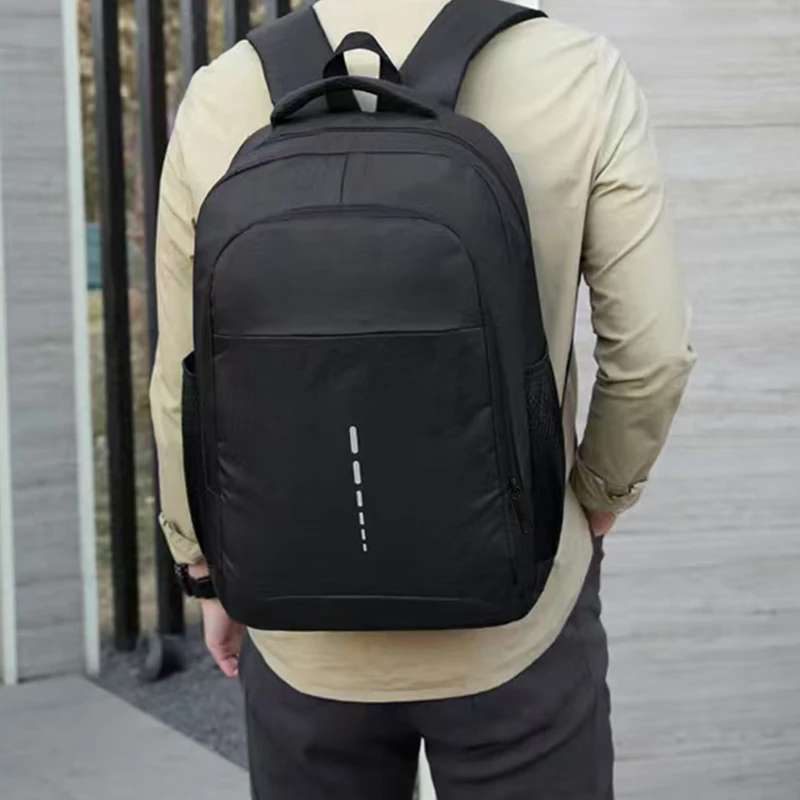 Stilvoller Rucksack, Unisex, Notebook-Fach, viele Taschen, robust und leicht, ideal für Geschäftsreisen, Schulausflüge und den täglichen Weg zur Arbeit. – Detail 10