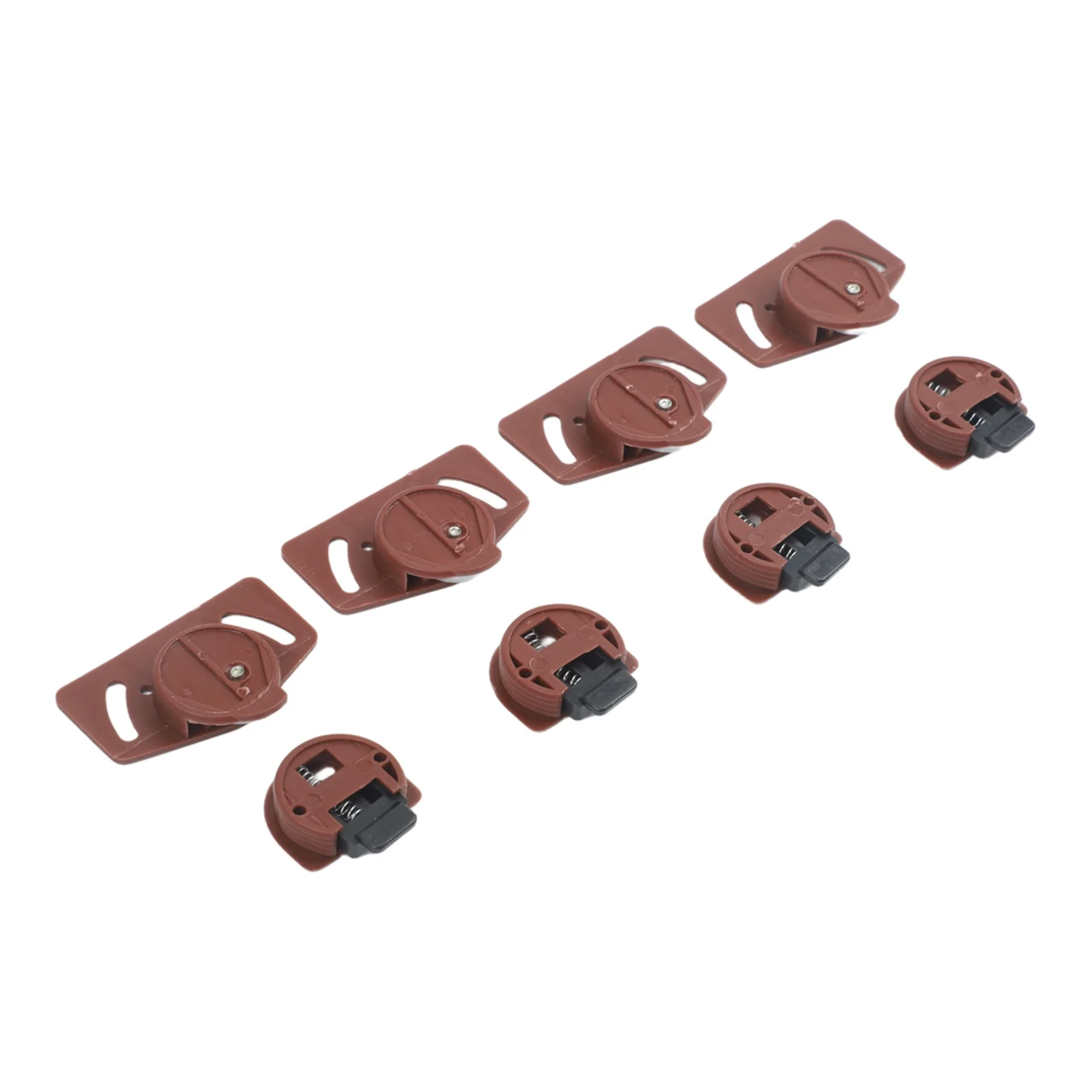 Quiet Adjustable Sliding Door Rollers, Set Of 4 Nylon And Iron Castors For Closet, Cabinet, Furniture Use Hardware