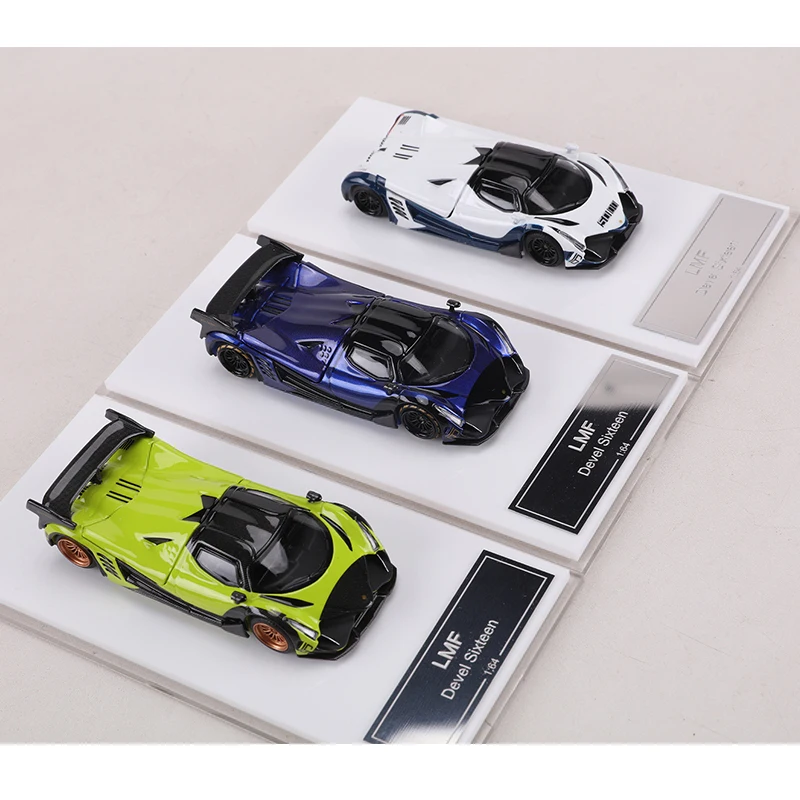 LMF 1:64 Devel Sixteen Alloy simulation car model toy collection display piece view 5