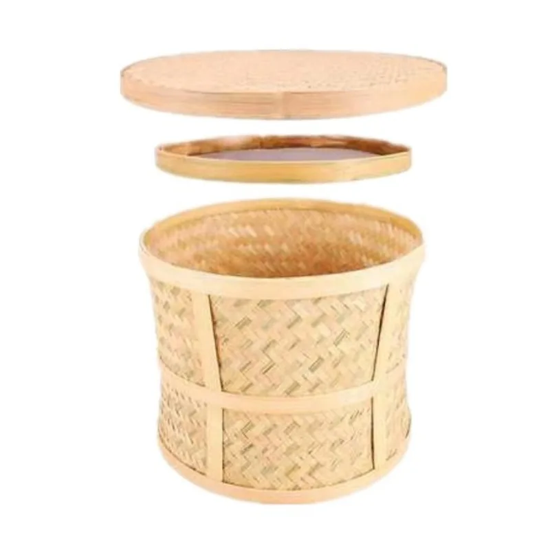 Bamboo cage carbon roasted rock tea  cage fruit cage tea table bamboo woven tea leaves carbo