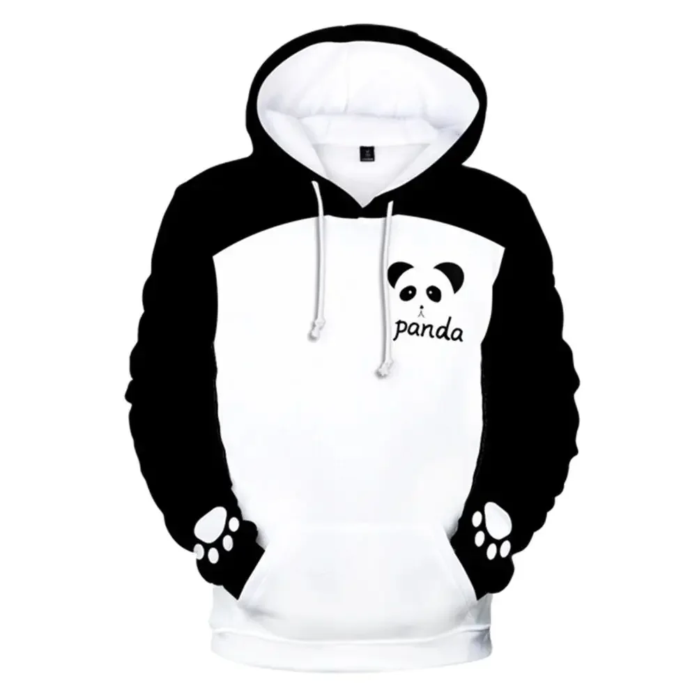 

Cute Panda 3D Print Oversized Women/Men Hoodie Sweatshirt Boys Girls Kids Streetwear Hip Hop Long Sleeve Pullover Hooded Jacket