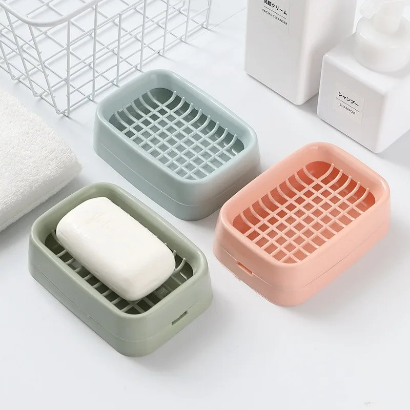 

Modern Multi Use Soap Dish Perfect for Organizing Soap and Other Essentials in Bathrooms or Dorms