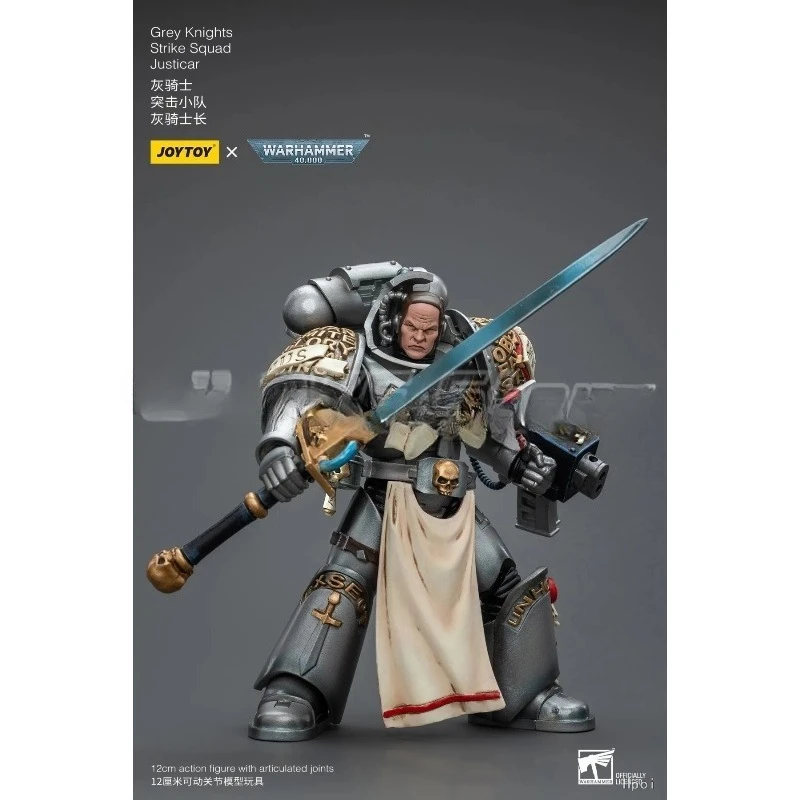 

In Stock JOYTOY 40K Grey KnightsStrike SquadJusticar 1/18 Action Figure Model Toys Gift Figure Model Collection Toy