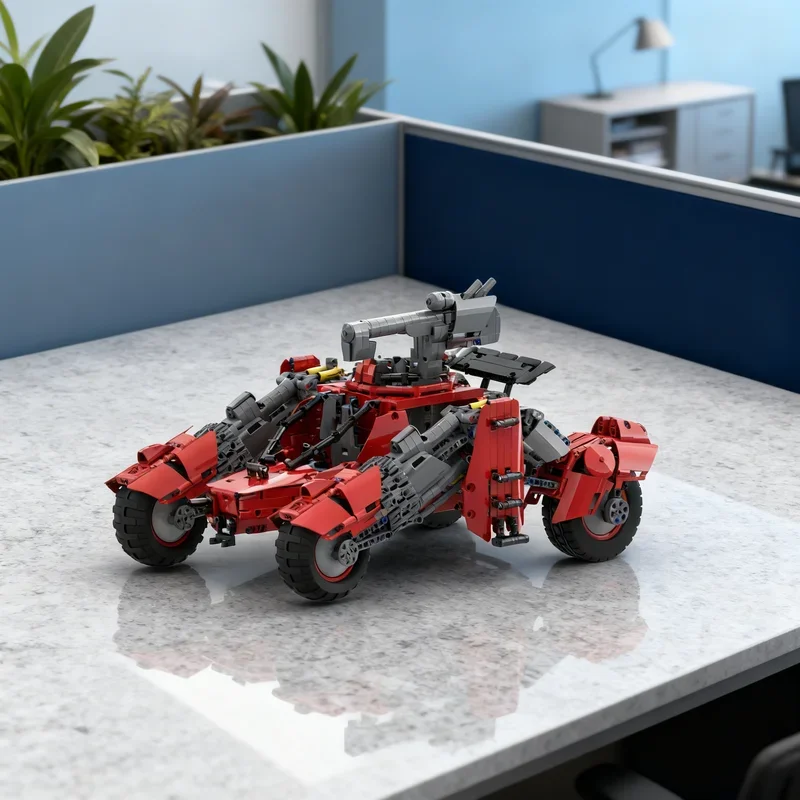 

2155pcs MOC Borderlands Outrunner Revised Edition Technical Model Building Blocks Construction Toys Christmas Gifts Brick Kids