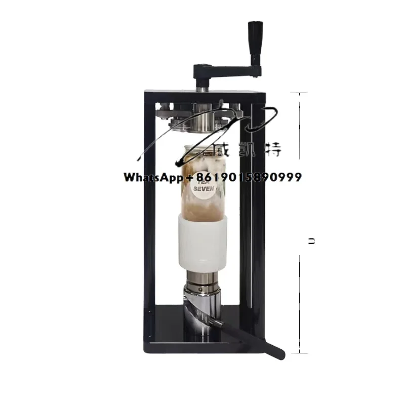 

Manual PET aluminum can soda bottle cup can beverage sealing machine