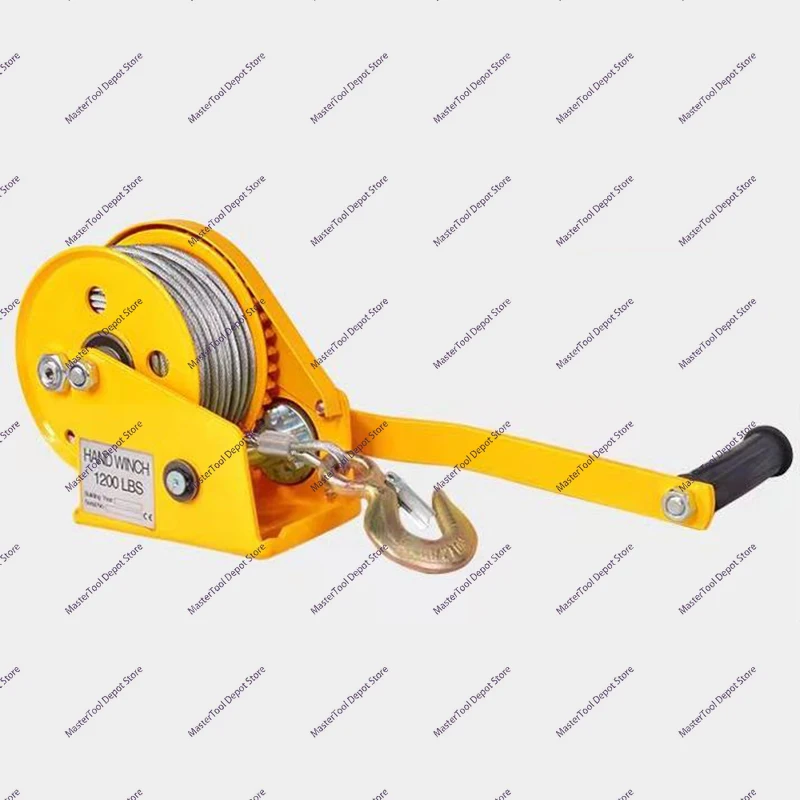 1200LBS Hand Winch Stainless Steel Boat Windlass Truck Home Manual lifting Hoist