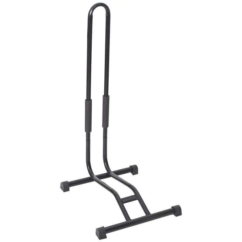 NEW HOT In Stock-Bike Stand Bicycle Floor Parking Rack Storage Stand With Sponge Pad Black Bike Holder Bicycle Accessories