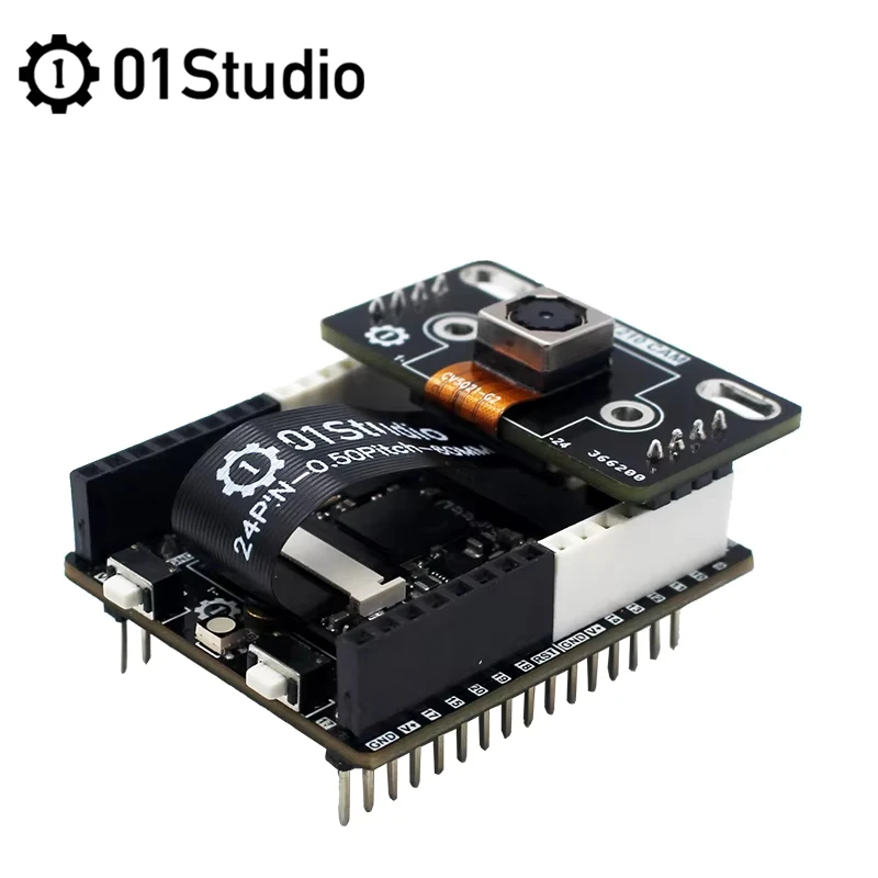 GGDX Chipboard 01Studio OV5640 Camera Module 5-Megapixel Custom Mounting for Machine Vision Artificial Intelligence Learning