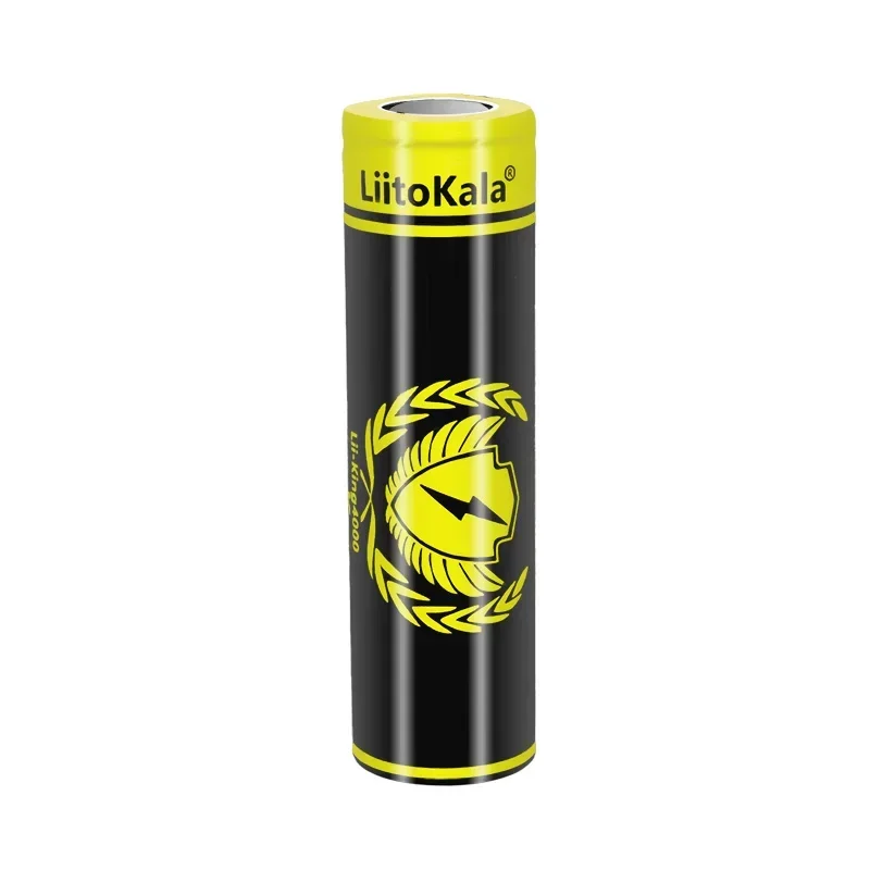 1-40pcs LiitoKala Lii-King4000 3.7V 18650 4000mAh 12A Discharging Rechargeable Batteries For Flashlight batteries