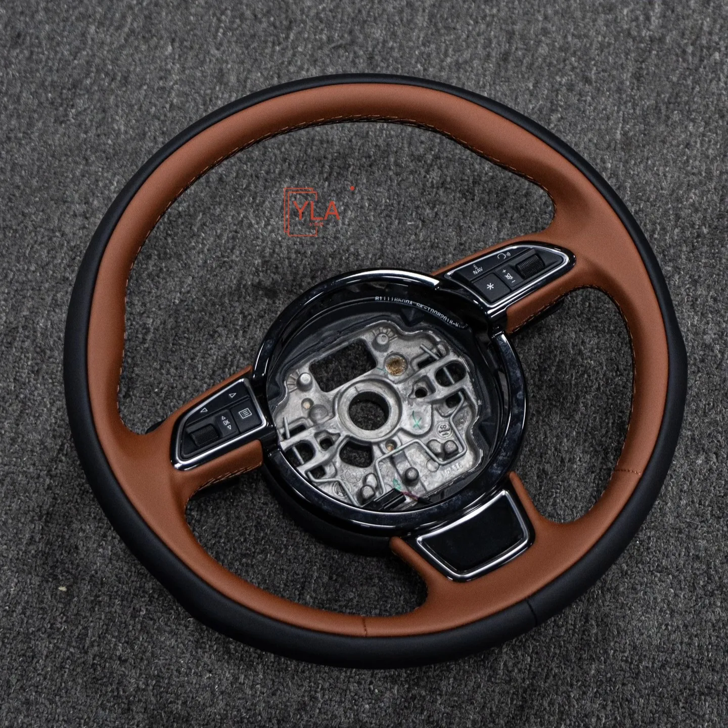 

Car Steering Wheel for Audi RS4 A4 B8.5 TT 8J A4 B6 4F S8 D4 S4 B8.5 RS3 8V A6 C6 4F TT MK1 Forged Carbon Fiber Steering Wheel