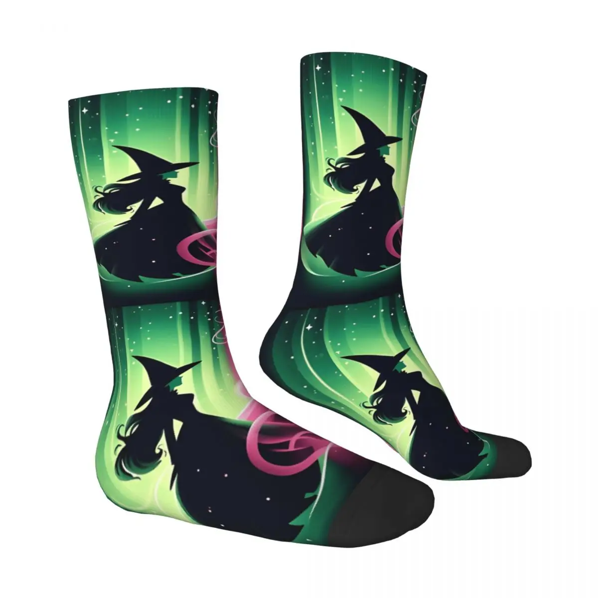 Couple Socks Elphaba & Glinda Wicked The Musical Stockings Winter Harajuku Medium Soft Socks Design Running Anti Sweat Socks