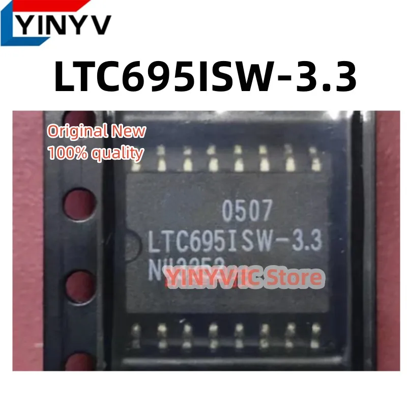 5Pcs/lot LTC695ISW-3.3 LTC695CSW-3.3  LTC695ISW LTC695CSW LTC695 SOIC-16 Microprocessor Supervisory Circuits New 100% quality