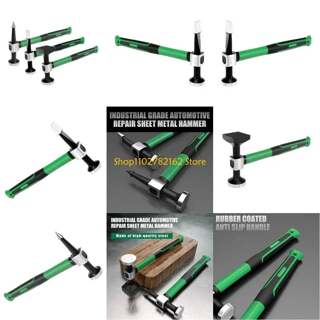 

547B Alloy Steel Car Bodywork Dent Repair Hammer for Garage Outdoor Emergency Repairs