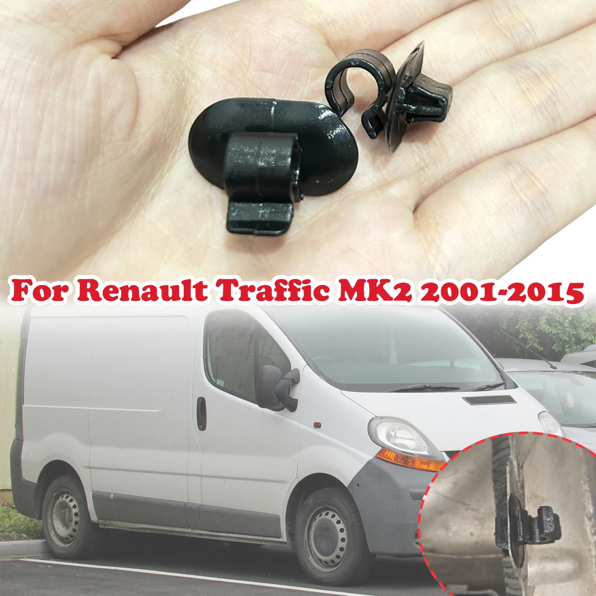 

Hood Bonnet Rod Support Prop Clips Clamp Holder For Renault Traffic MK2 2001-2015 Opel/Vauxhall Vivaro Nissan Primastar 792834