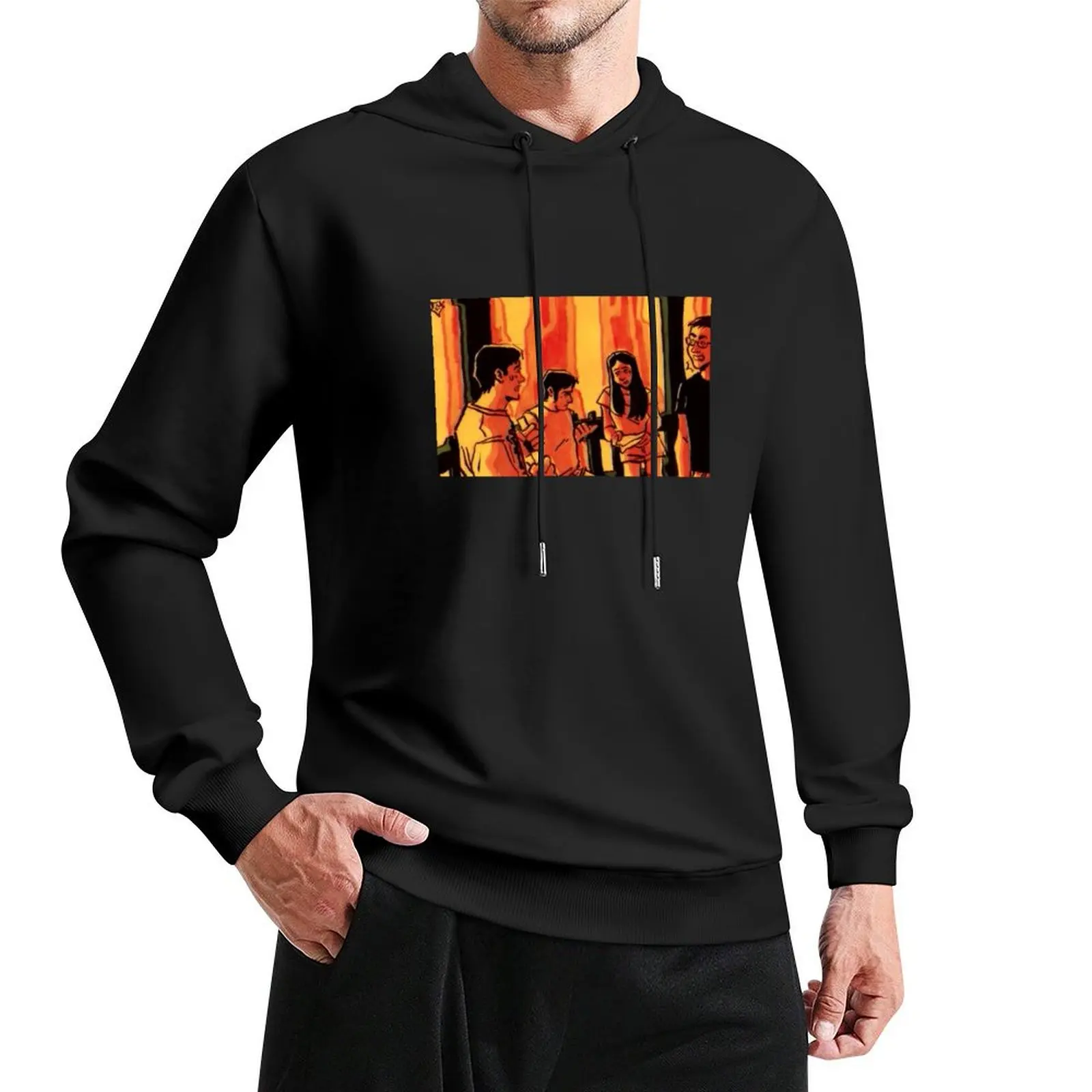 Clock Out Pullover Hoodie men wear mens hoodie