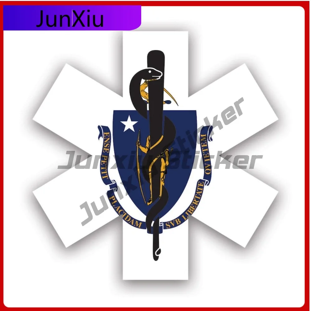 

Massachusetts Star Of Weather Resistant Waterproof Vintage For Car Window Bumper Car Body Easy To Remove Easy Apply Decor